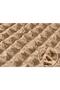 3-Piece Wrinkled Lycra Sofa Cover 1 Piece Standard Sofa Bed Cover Walnut Color 233cm - 7