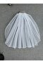 Pearl Detailed 45 Cm Short Veil with Overlocked Edges - 3
