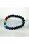 Natural Lava Stone Chakra Bracelet