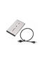 صندوق قرص صلب 2.5 Usb Sata HDD هيكل من الألومنيوم - صندوق قرص صلب خارجي HDD - أسود - 2