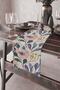 40x140cm Quality Soft Suede Premium Woven Fabric Tablecloth Runner Floral Rnr056