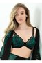 Lace Detailed Minimizer Support Bra 6216.