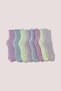 Women's 8 Pairs Plush Sleeping Socks Colored Normal Socks