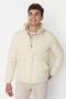 Taş Regular Fit Wind and Water Resistant Winter Inflatable Coat Tmnaw22Mo0131 - 3
