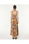 Flower Pattern Cutout Dress - 4