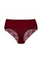 5-Piece Cotton Half Lace Back High Waist Plus Size Women's Panties - 7