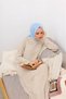 Combed Cotton Shawl - 2