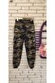 Women's Slim Fit, Elastic Waist Camouflage Pattern Cargo Pants - 3