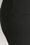 Siyah Yüksek Bel Fitilli Örme Büyük Beden Tayt TBBAW23AY00009 - 5