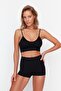 Black Seamless/Seamless Boxer Knitted Panties THMAW23KU00135 - 2
