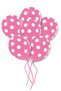 Pink Polka Dot Balloon 10 Pieces 30 Cm Birthday Party Balloon White Dot Detailed Quality Ornament - 2