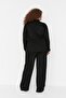 Siyah Cut Out Detaylı Triko Alt&Üst Takım TBBAW23CP00027 - 5
