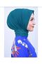 ملابس السباحة الحجاب العلوية المتوافقة مع Snap Fastener Bonnet Hijab
