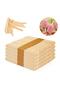 Practical 100 Pieces Wooden Ice Cream Stick| Wooden Magnum Ice Cream and Hobby Stick Natural