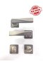 Sofuoğlu Stainless Lux Derya (MATT ANTHRACITE) Square Rosette (BATHROOM - WC) Door Handle Aluminum / Steel - 5