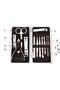 Nail Clipper with Bag Tweezers File 12 Pieces Manicure Pedicure Set Safa369995255214 - 4