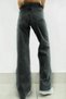 90's smoke-colored stretch fabric super high-waist relaxed jeans pants - 5