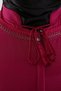 Sleeve and Collar Embroidered Summer Linen Ferace - Light Plum - 3