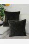 Plush Rabbit Rabbit Throw Pillow Cover Square - Khaki - 4