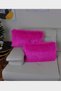 Plush Throw Pillow Cover Imported Premium Fabric - Fuchsia