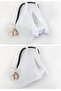 3-Piece Baby Stroller Cover with White Aisine Pompom - Car Cover Stroller Cushion Sheet