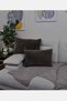 Plush Rabbit Rabbit Throw Pillow Case Rectangular - dark brown - 4