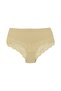 5-Piece Cotton Half Lace Back High Waist Plus Size Women's Panties - 2