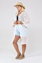 Chiffon Sleeve End with Pompom Detail Pareo-white - 5