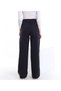 Lycra Black Loose High Waist Lycra Wide Leg Jeans - 3