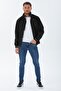 Wapp Waterproof Black Ribbed Collar Inner Lined Daily Seasonal Coat with Inner Pocket - 2