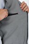 Wapp Waterproof Black Ribbed Collar Inner Lined Daily Seasonal Coat with Inner Pocket - 8