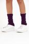 Women's Thick Cotton Winter Leggings&Aerobics Boots Socks Purple - 5