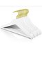 White Wooden Child and Baby Hanger 100% Special Wooden Luxury Hanger with 12 Gold Hooks - hanger Palace -