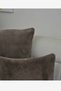 Plush Rabbit Rabbit Throw Pillow Cover Square Dark Brown - 5