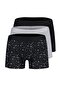 Multicolor 3-Piece Space Pattern-Flat Pack Boxers Tmnaw23Bx00023