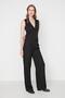 Siyah Wide Leg/Geniş Paça Dokuma Kumaş Pantolon TWOAW22PL0263 Palazzo - 2