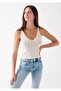 V Neck Sleeveless Knitwear Fitted / Fitted Cut 1710080-81964 - 2