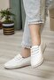 Orthopedic Daily Soft Women's Leather String Classic Shoes - 4