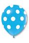 Blue Polka Dot Balloon 10 Pieces 30 Cm Birthday Party Balloon White Dot Detailed Quality Ornament - 4