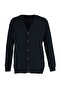 Lacivert Erkek Slim Fit Pamuklu V Yaka Düğmeli Hırka TMNAW21HI0274 - 11