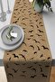 40x140cm Thai Feather Woven Premium Stain Resistant Fabric Table Cloth Runner Straw Look Rnr182