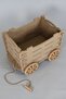 4 Wheeled Wooden Toy Box and Children's Room Organizer - 3