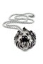 Relief Lion Head Stainless Steel Men Necklace Chain Q0554 - 4