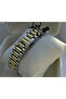 Silver Double Color Steel Men Wrist Watch - 4