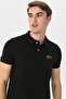Polo Neck Bear Embroidery Detailed Men's T-shirt - 4