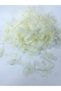 Cream Color Laser Cut Butterfly Ribbon Organza Fabric Artificial Flower 13 Pieces Butterfly – Decorative Ribbon – D - 3