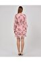 Women's Front Tie Patterned Double-breasted Dress - 4