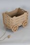 4 Wheeled Wooden Toy Box and Children's Room Organizer - 2