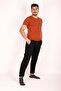 Men's 2-Thread Jersey Transitional Straight Leg Solid Color Basic Relaxed Fit School/High School Sweatpants - 4
