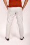 Unisex Raw Cloth Summer Comfortable Elastic Waist Corded Linen Look Cotton Trousers - 4